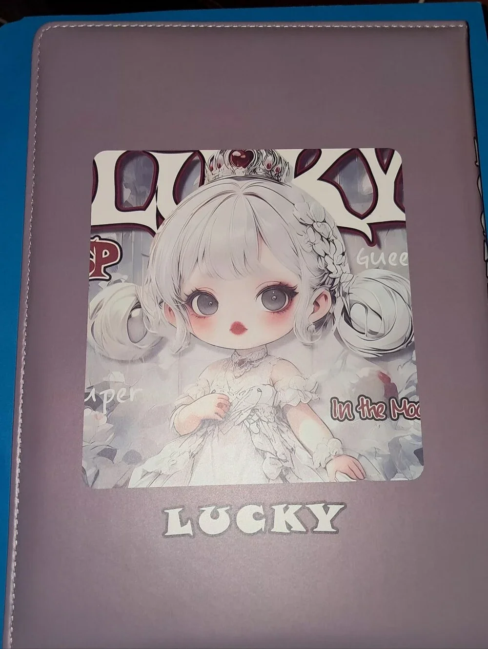 New! A4 Size Skullpanda Soft Cover Leather Like Notebook.